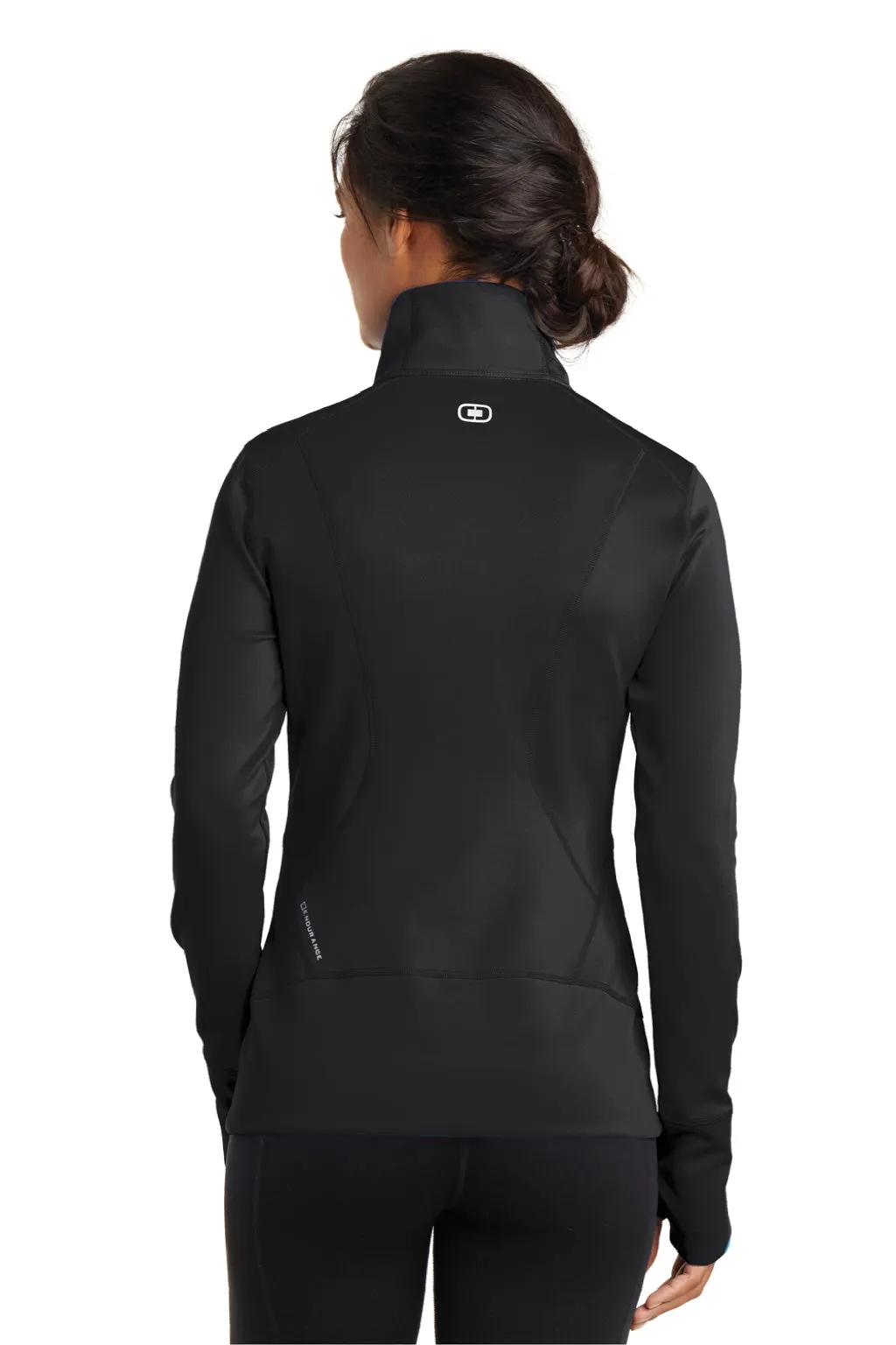 Ogio Womens Endurance Fulcrum Full Zip Jacket - Blacktop
