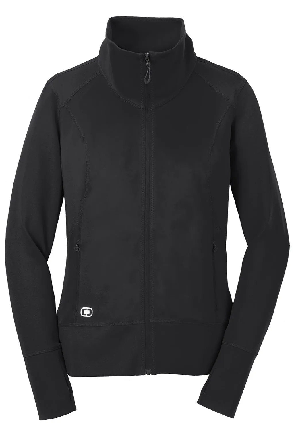Ogio Womens Endurance Fulcrum Full Zip Jacket - Blacktop