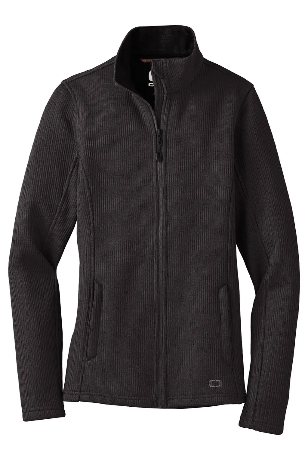 Ogio Womens Grit Full Zip Fleece Jacket - Blacktop