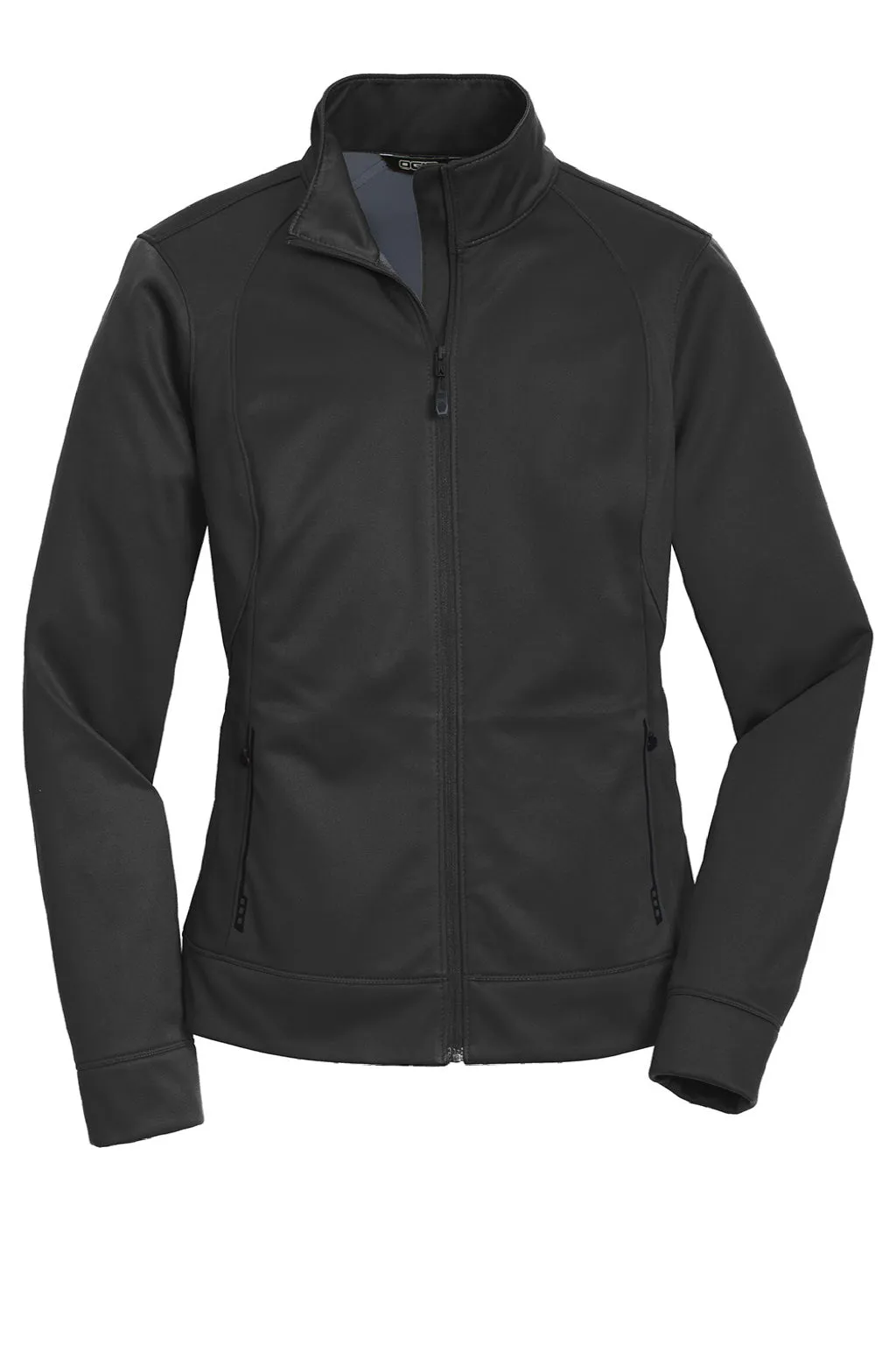 Ogio Womens Torque II Wind & Water Resistant 1/4 Zip Jacket - Blacktop/Diesel Grey