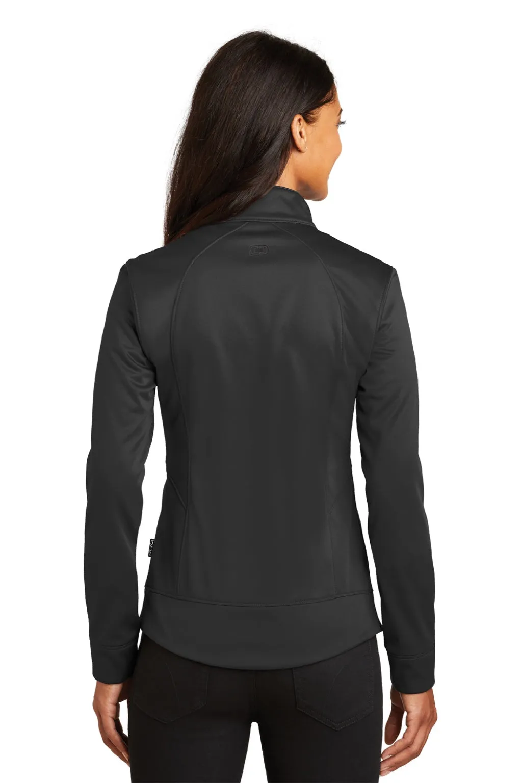 Ogio Womens Torque II Wind & Water Resistant 1/4 Zip Jacket - Blacktop/Diesel Grey