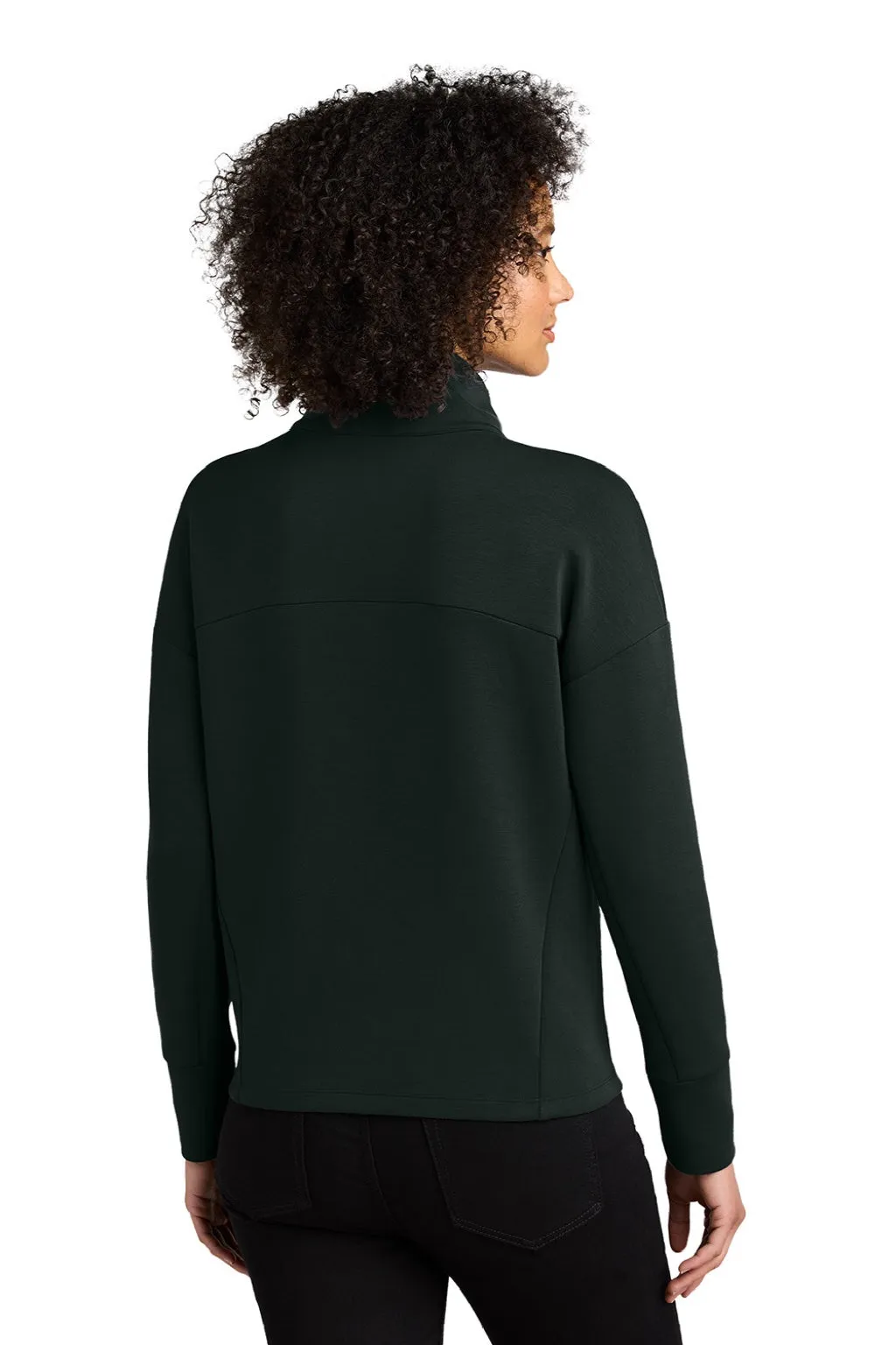 Ogio Womens Transcend Full Zip Sweatshirt w/ Pockets - Blacktop
