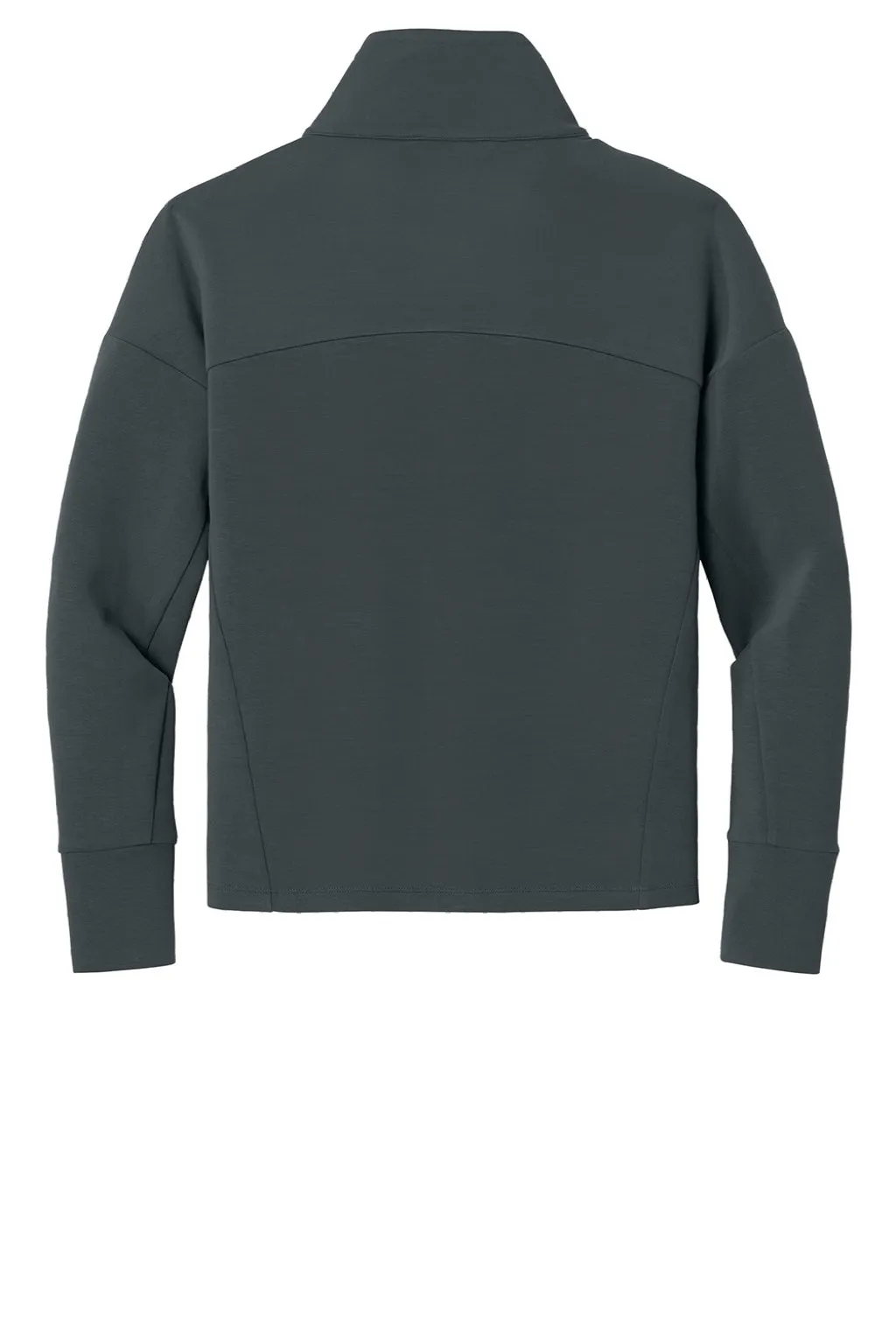 Ogio Womens Transcend Full Zip Sweatshirt w/ Pockets - Tarmac Grey