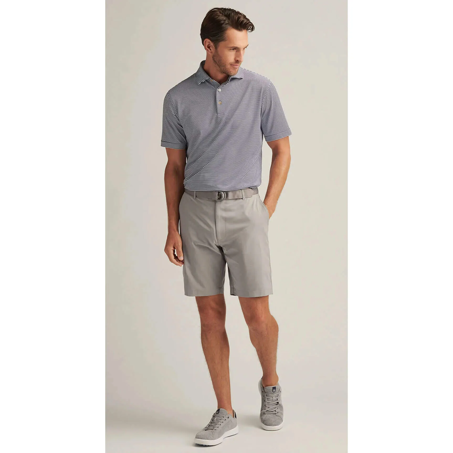Peter Millar 9-Inch Shackleford Performance Hybrid Shorts - British Grey* Peter Millar Clothing