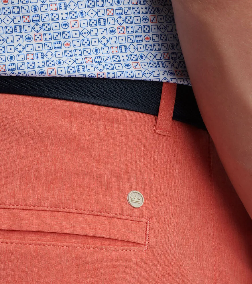 Peter Millar Men's 9-Inch Shackleford Performance Hybrid Shorts - Azalea Peter Millar Clothing
