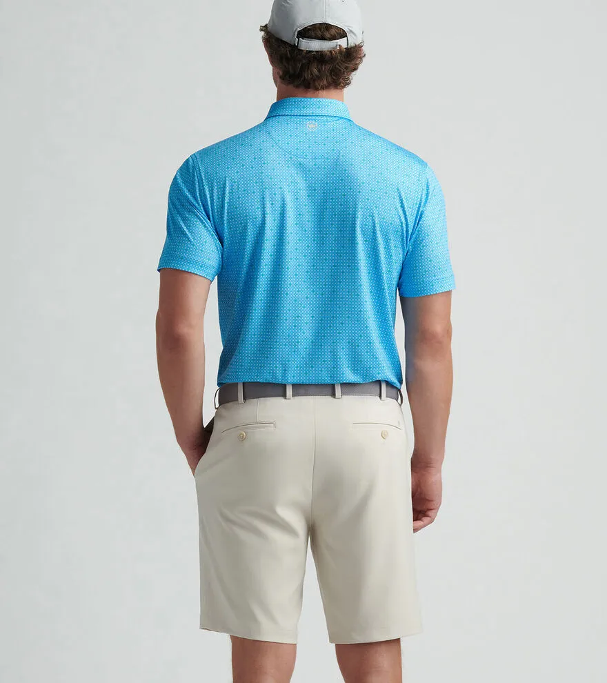 Peter Millar Men's Castellina Performance Jersey Polo Shirt - Riverbed Peter Millar Clothing
