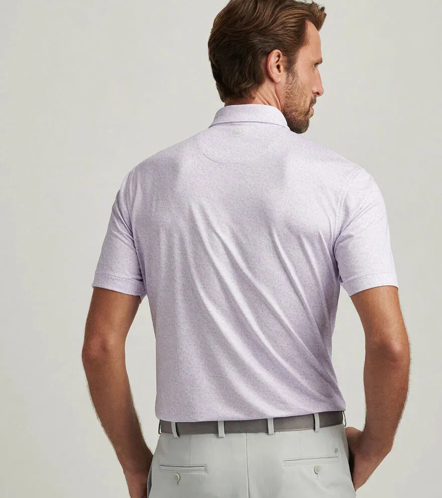 Peter Millar Men's Getaway Performance Jersey Polo Shirt - White Peter Millar Clothing