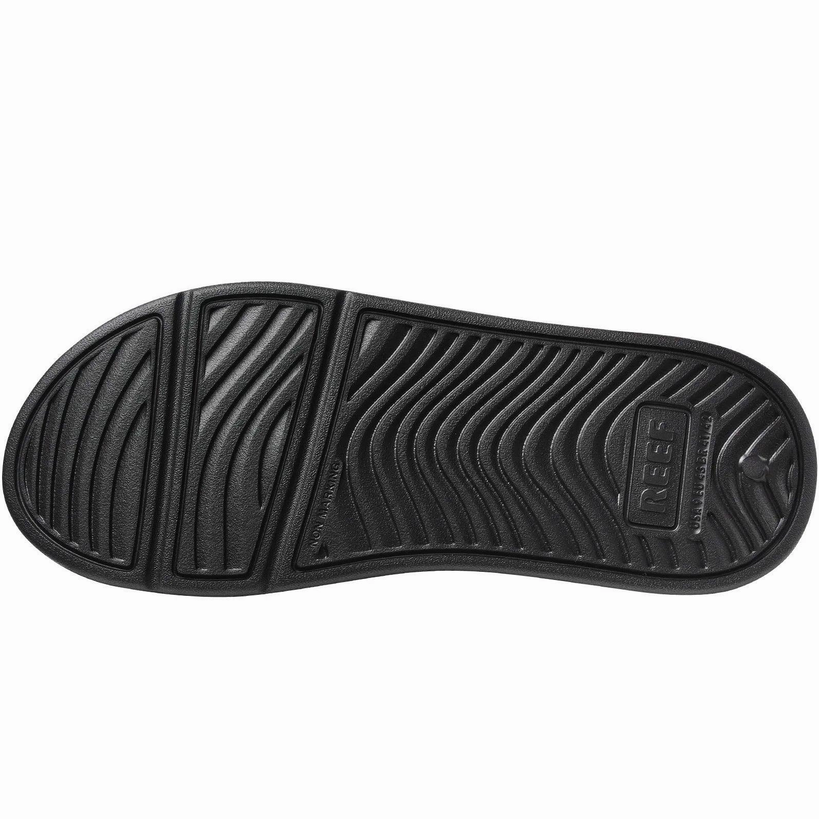 Reef Oasis All Black Mens Flip Flop