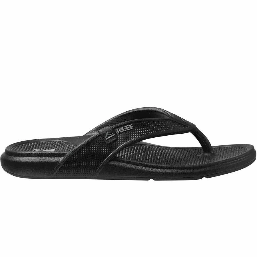 Reef Oasis All Black Mens Flip Flop