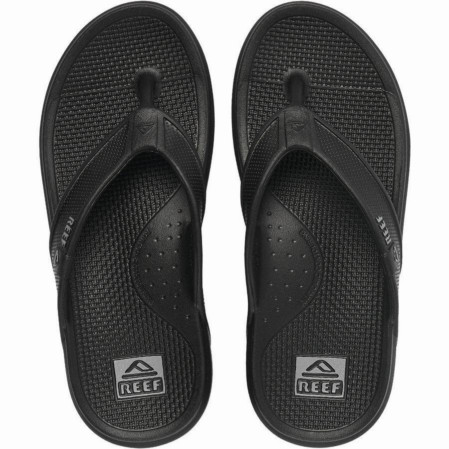 Reef Oasis All Black Mens Flip Flop
