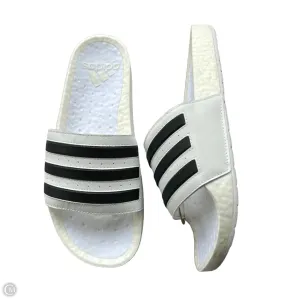 Sandals Sport By Adidas In Black & White, Size: 13