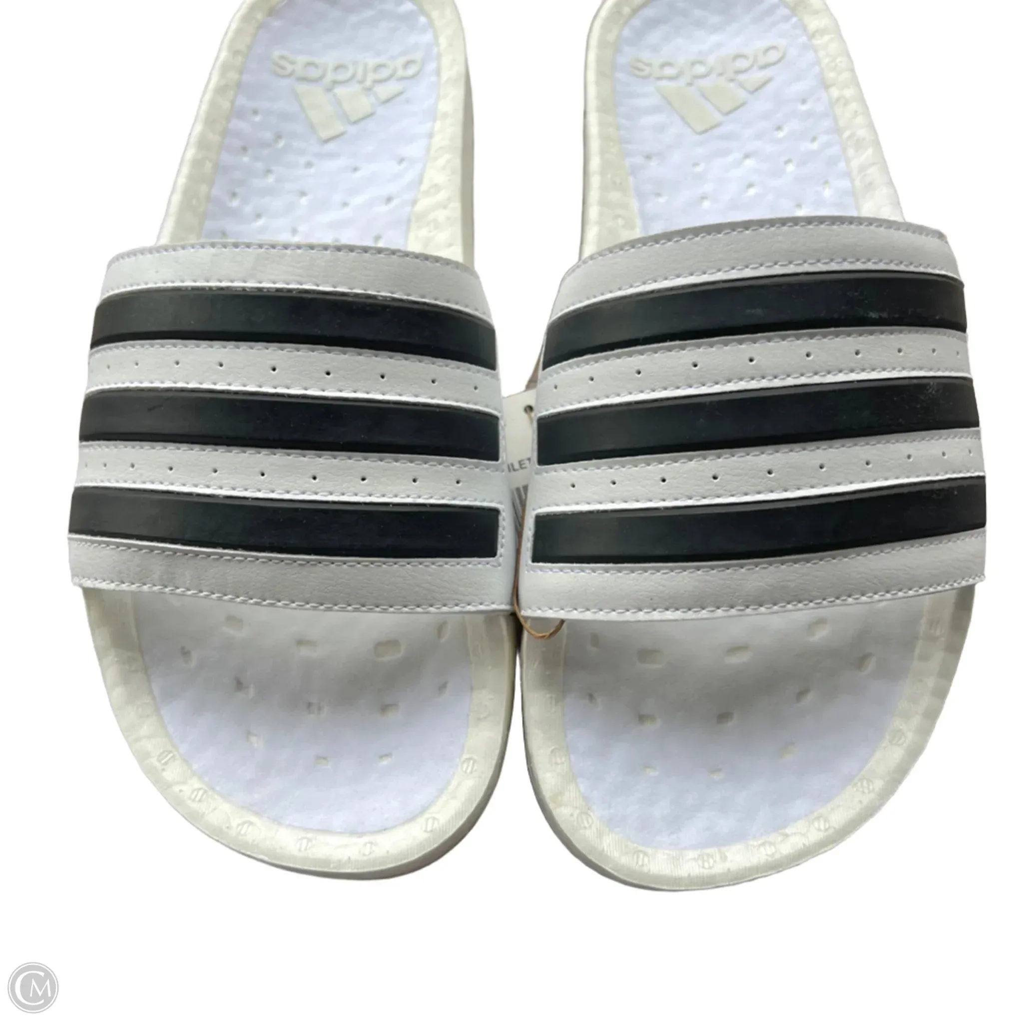 Sandals Sport By Adidas In Black & White, Size: 13
