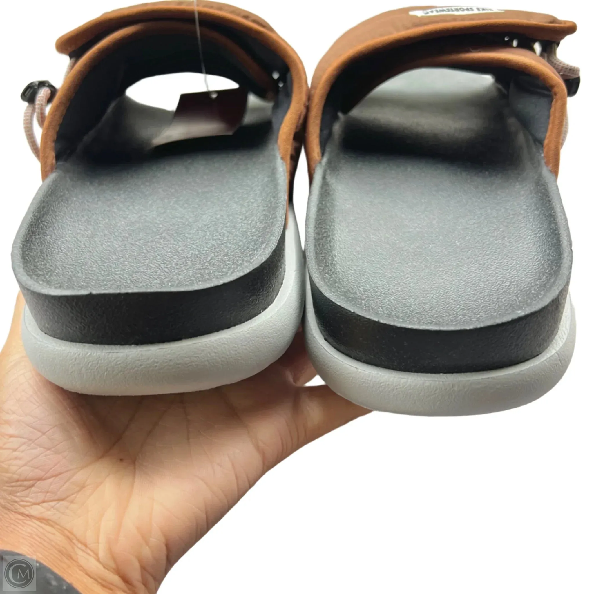 Sandals Sport By Nike In Black & Brown, Size: 13.5