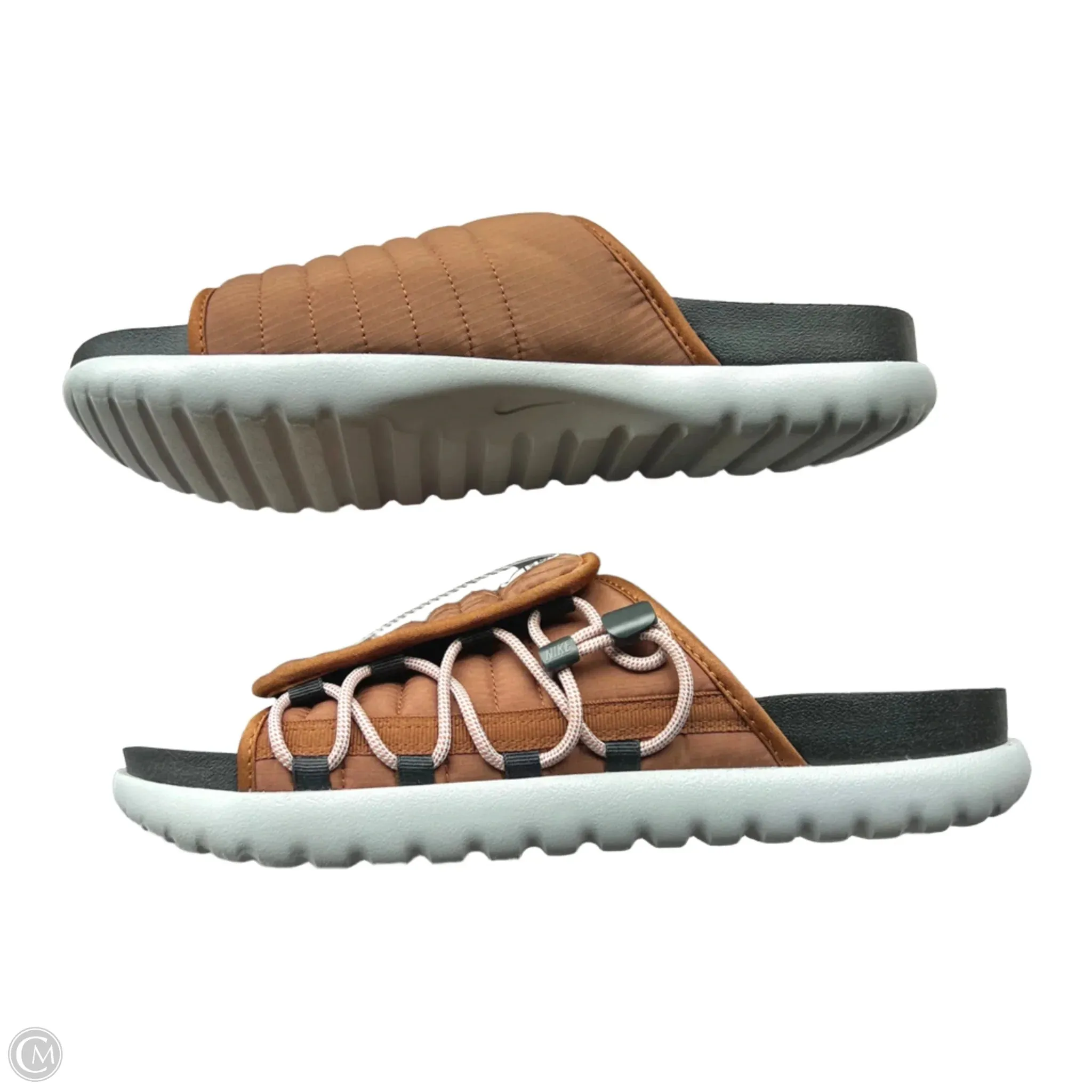 Sandals Sport By Nike In Black & Brown, Size: 13.5