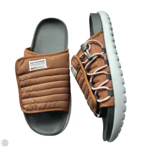 Sandals Sport By Nike In Black & Brown, Size: 13.5