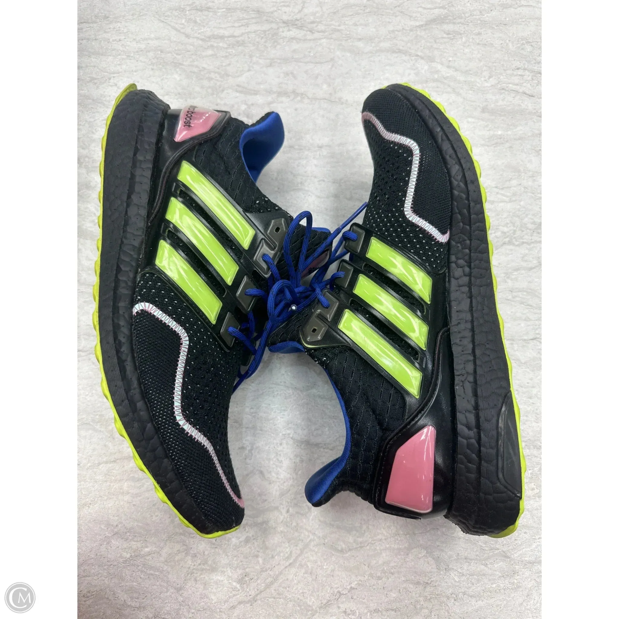 Shoes Athletic By Adidas In Black & Blue, Size: 11.5