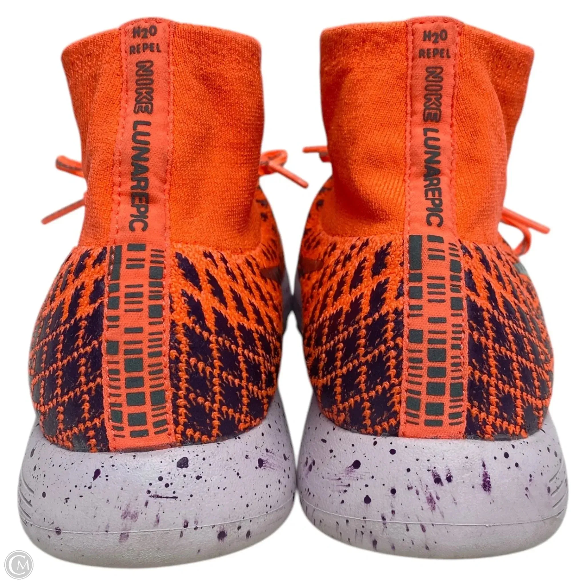 Shoes Athletic By Nike In Blue & Orange, Size: 7.5
