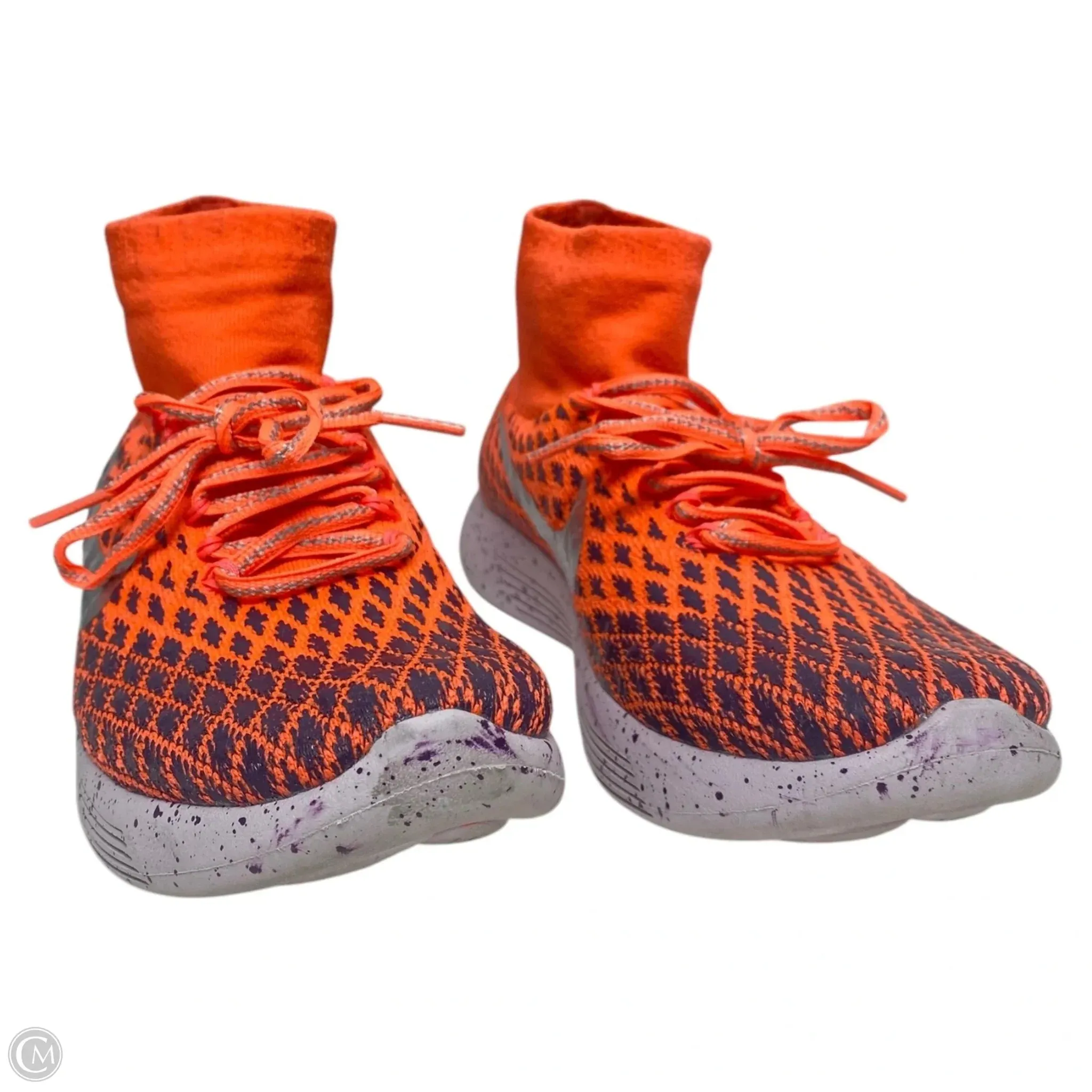 Shoes Athletic By Nike In Blue & Orange, Size: 7.5
