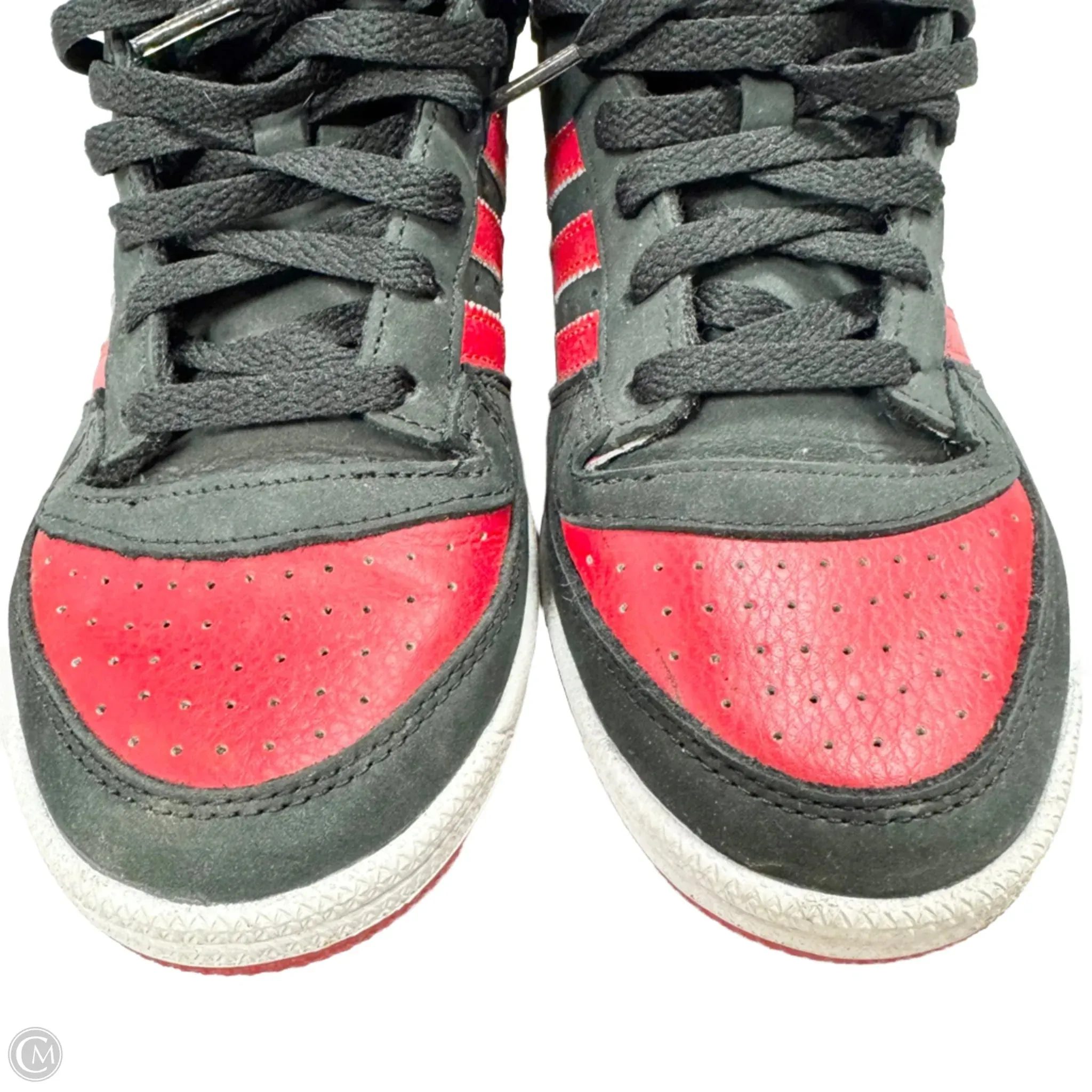 Shoes Sneakers By Adidas In Black & Red, Size: 7