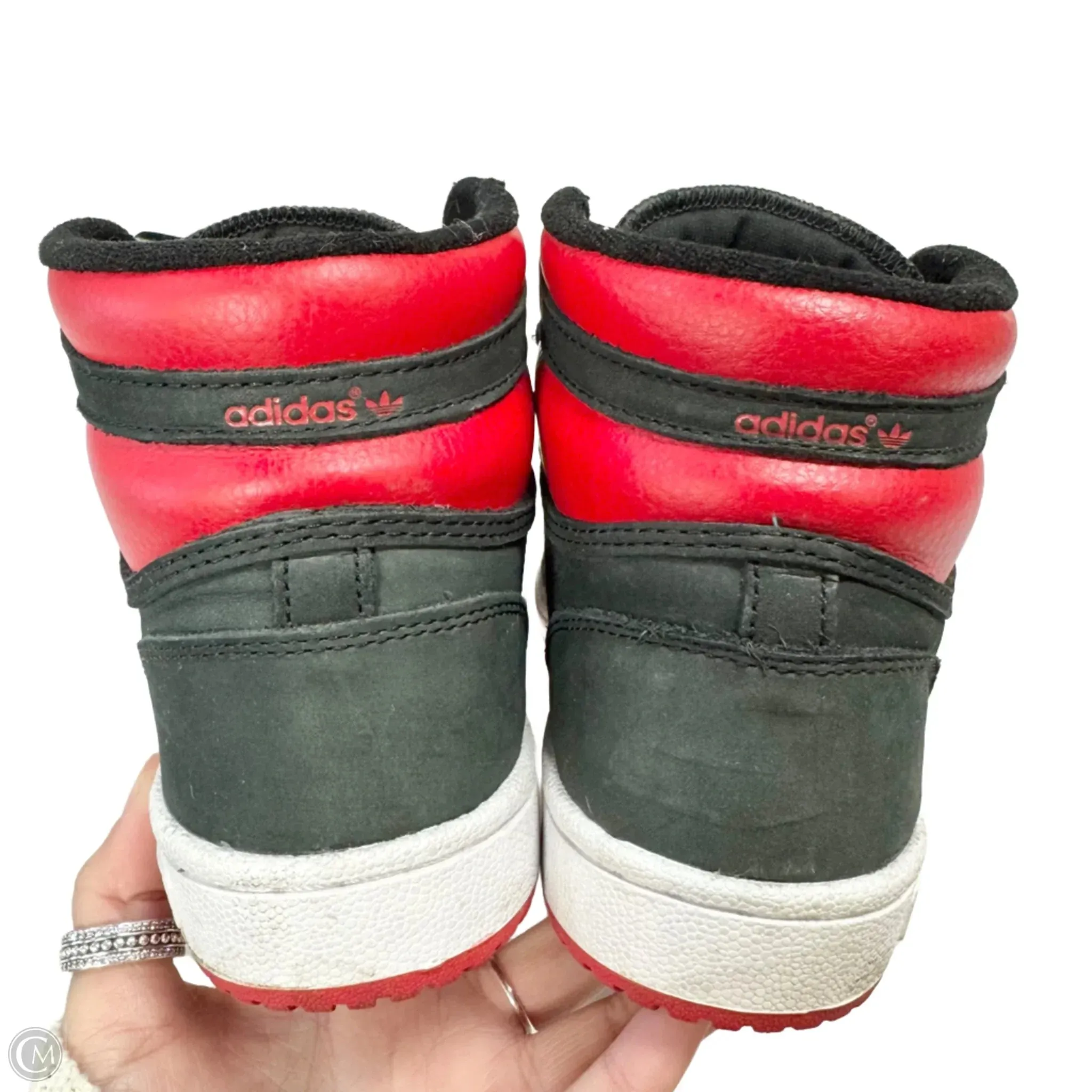 Shoes Sneakers By Adidas In Black & Red, Size: 7