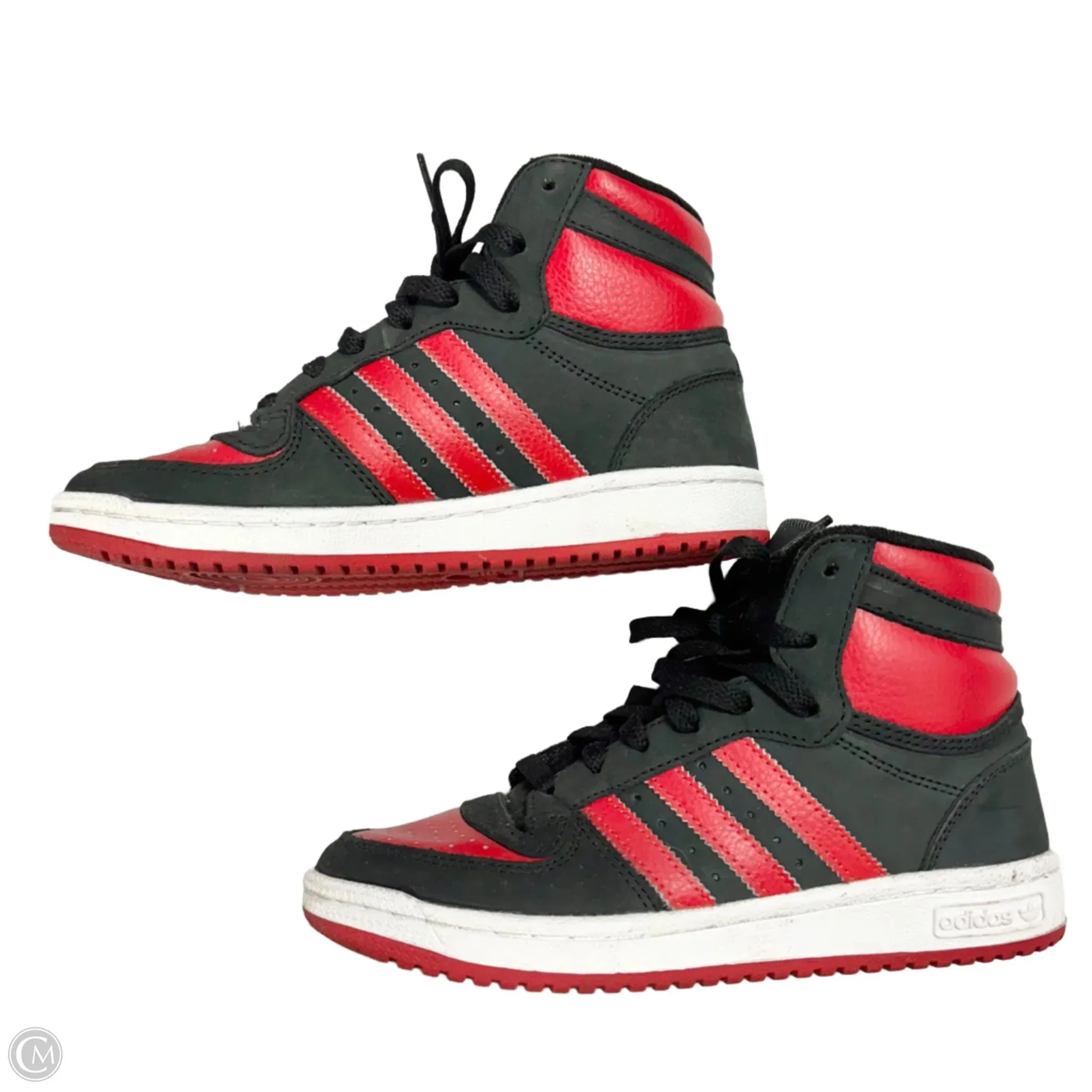 Shoes Sneakers By Adidas In Black & Red, Size: 7