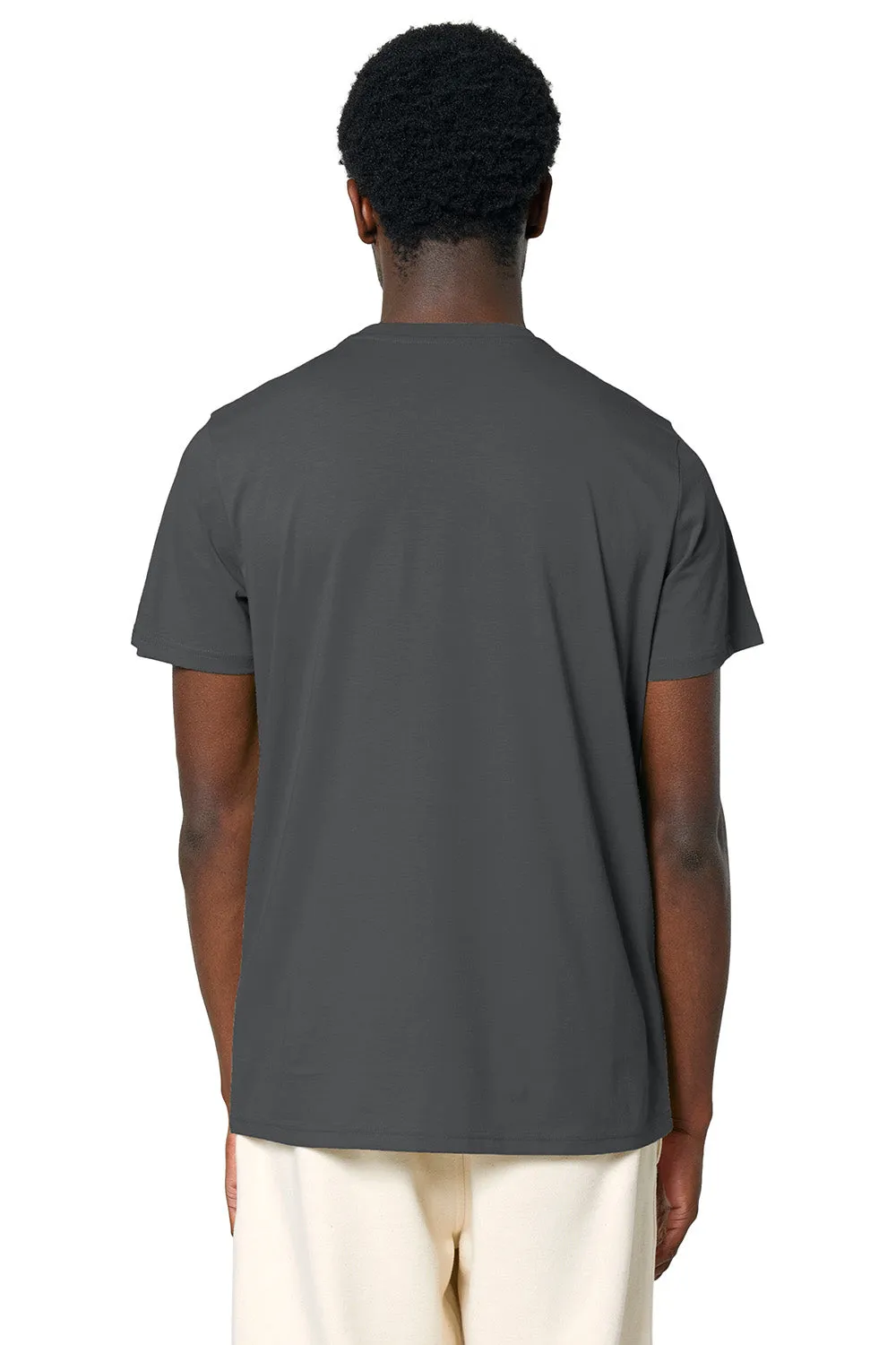 Stanley/Stella Mens Crafter Short Sleeve Crewneck T-Shirt - Anthracite Grey Clothing Stanley-Stella