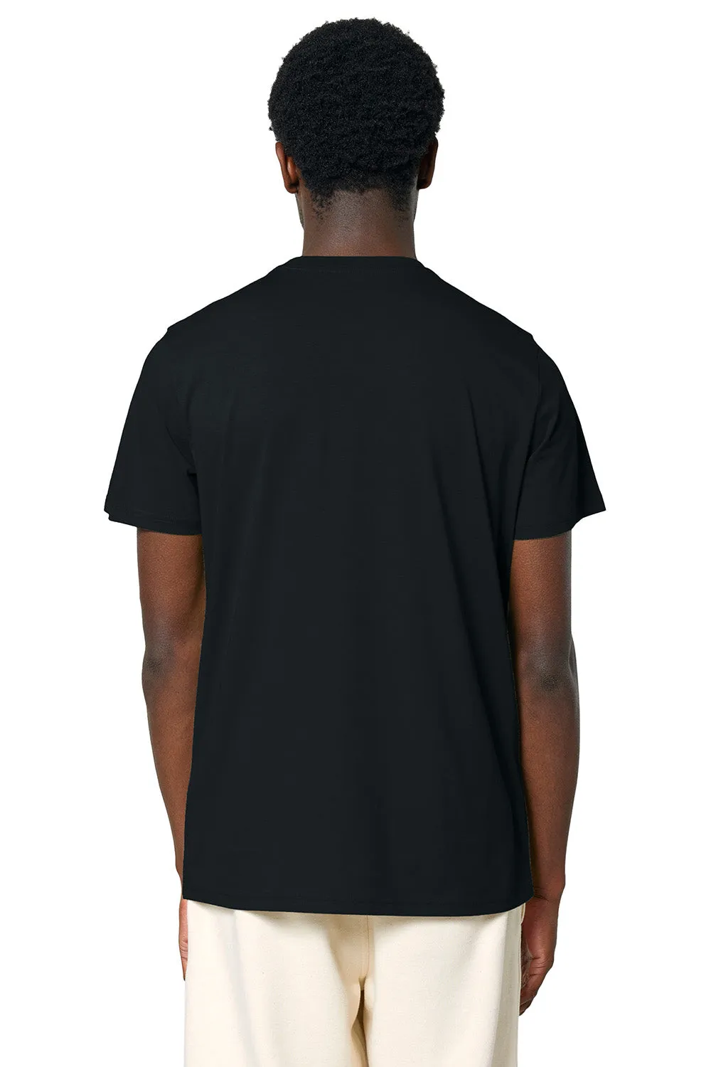 Stanley/Stella Mens Crafter Short Sleeve Crewneck T-Shirt - Black Clothing Stanley-Stella