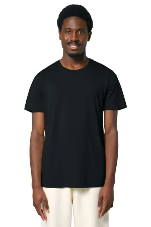 Stanley/Stella Mens Crafter Short Sleeve Crewneck T-Shirt - Black Clothing Stanley-Stella