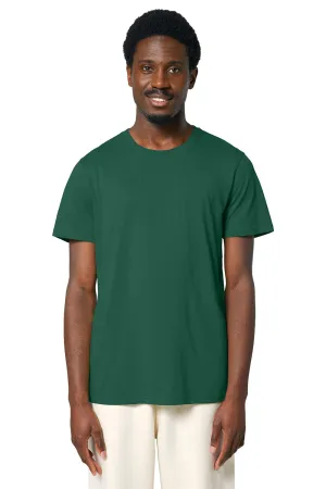 Stanley/Stella Mens Crafter Short Sleeve Crewneck T-Shirt - Bottle Green Clothing Stanley-Stella