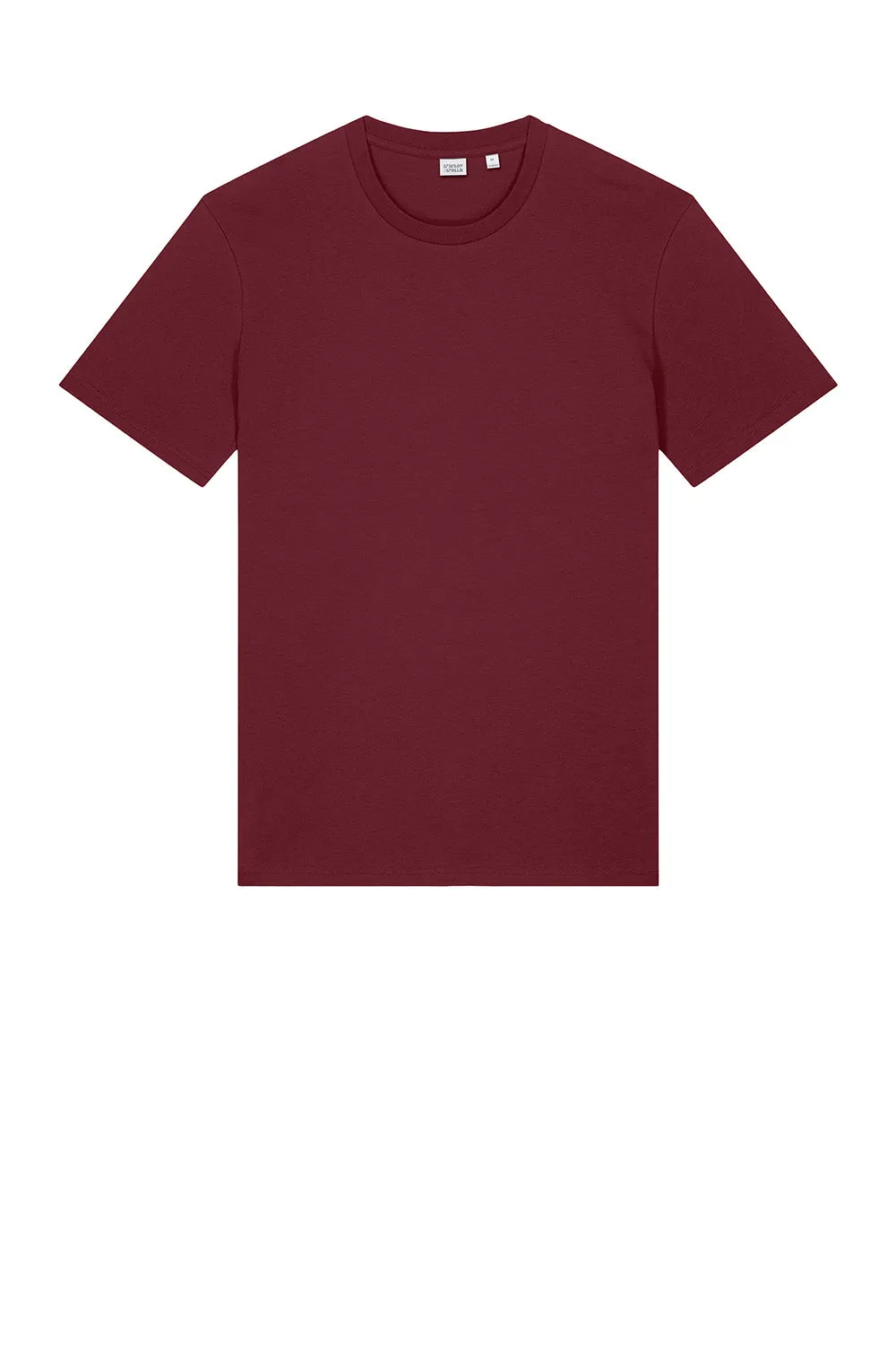 Stanley/Stella Mens Crafter Short Sleeve Crewneck T-Shirt - Burgundy Clothing Stanley-Stella
