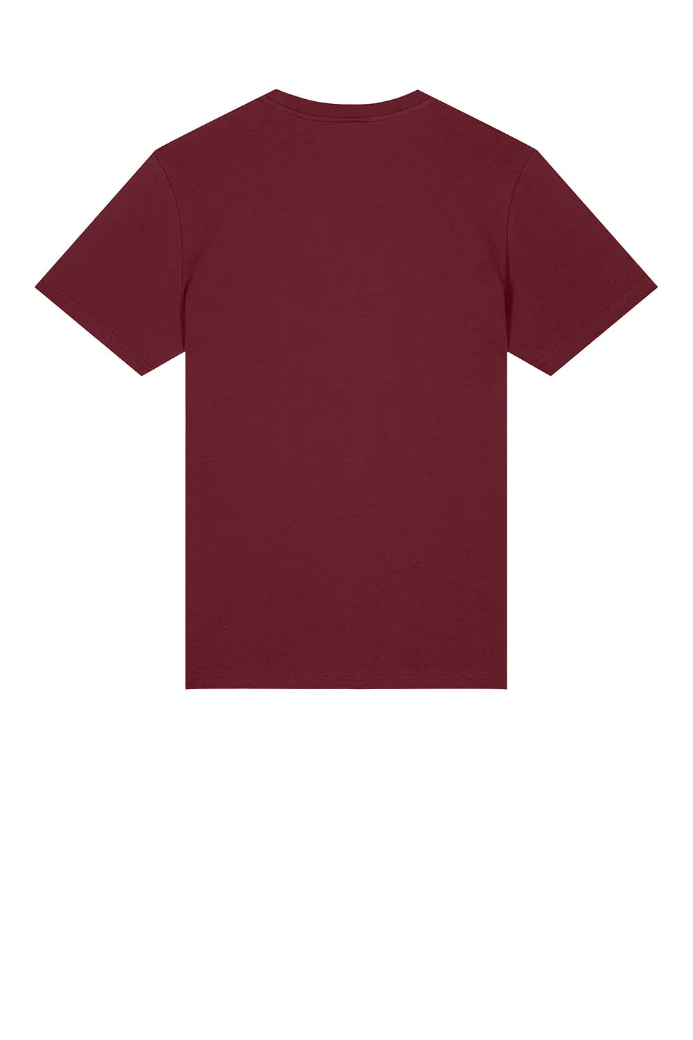 Stanley/Stella Mens Crafter Short Sleeve Crewneck T-Shirt - Burgundy Clothing Stanley-Stella