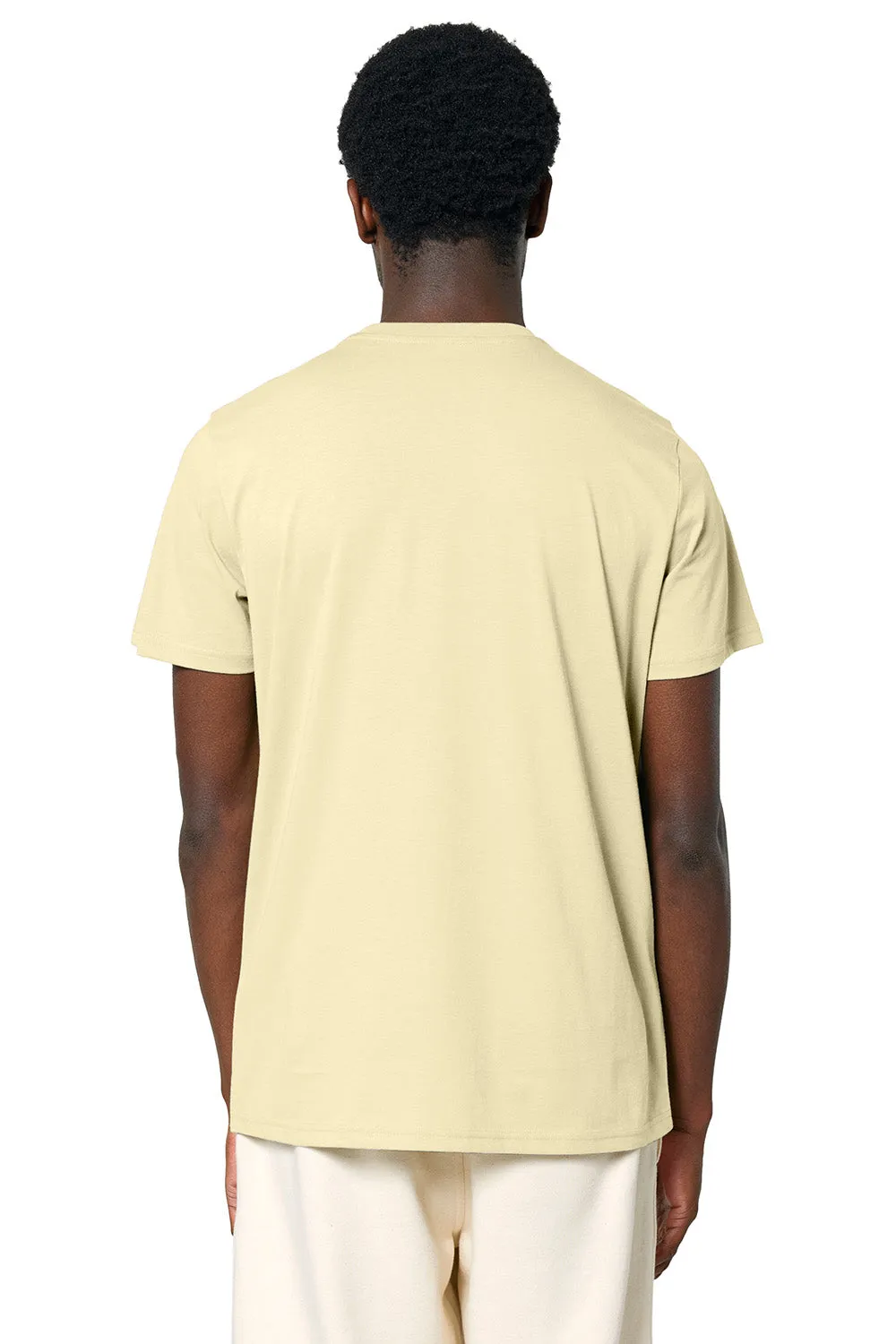 Stanley/Stella Mens Crafter Short Sleeve Crewneck T-Shirt - Butter Yellow Clothing Stanley-Stella