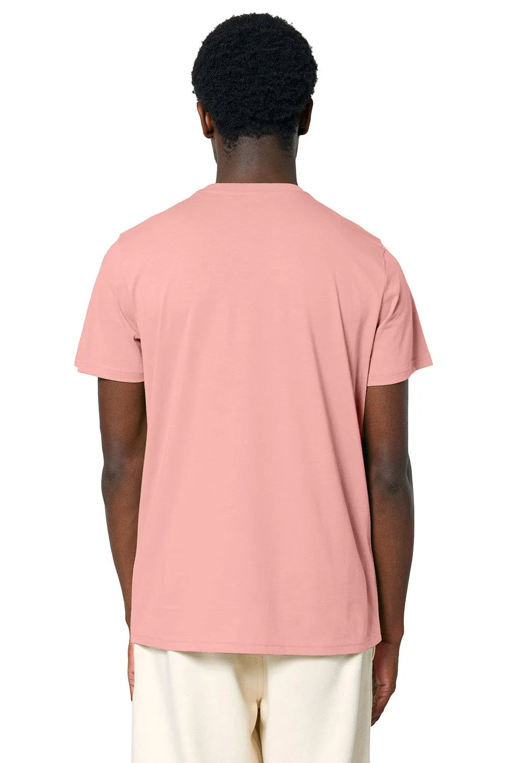 Stanley/Stella Mens Crafter Short Sleeve Crewneck T-Shirt - Canyon Pink Clothing Stanley-Stella