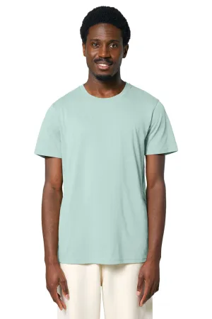 Stanley/Stella Mens Crafter Short Sleeve Crewneck T-Shirt - Caribbean Blue Clothing Stanley-Stella