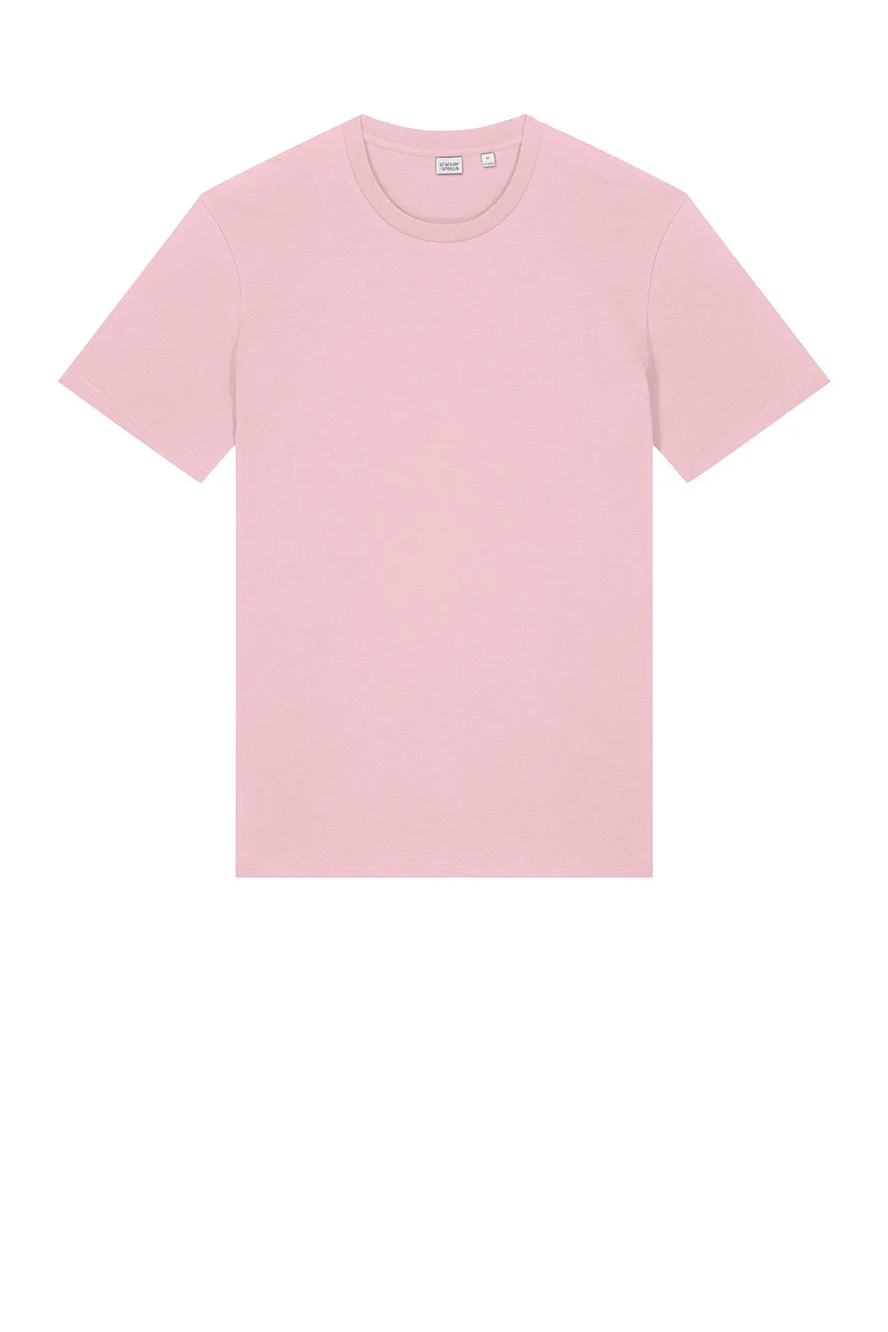 Stanley/Stella Mens Crafter Short Sleeve Crewneck T-Shirt - Cotton Pink Clothing Stanley-Stella