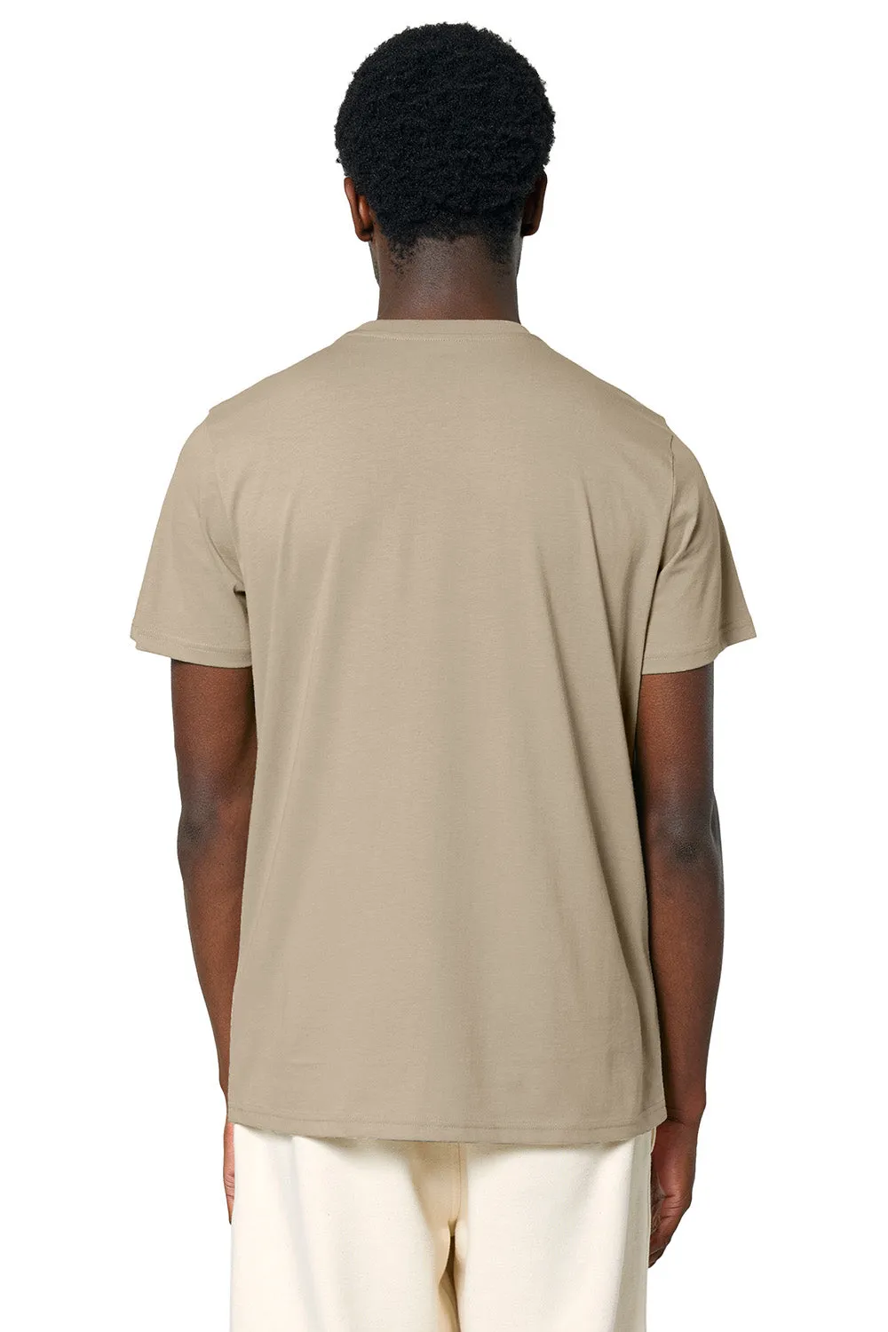 Stanley/Stella Mens Crafter Short Sleeve Crewneck T-Shirt - Desert Dust Brown Clothing Stanley-Stella