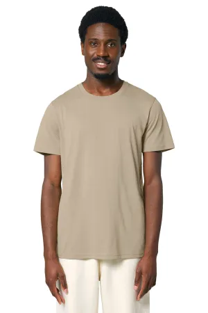 Stanley/Stella Mens Crafter Short Sleeve Crewneck T-Shirt - Desert Dust Brown Clothing Stanley-Stella