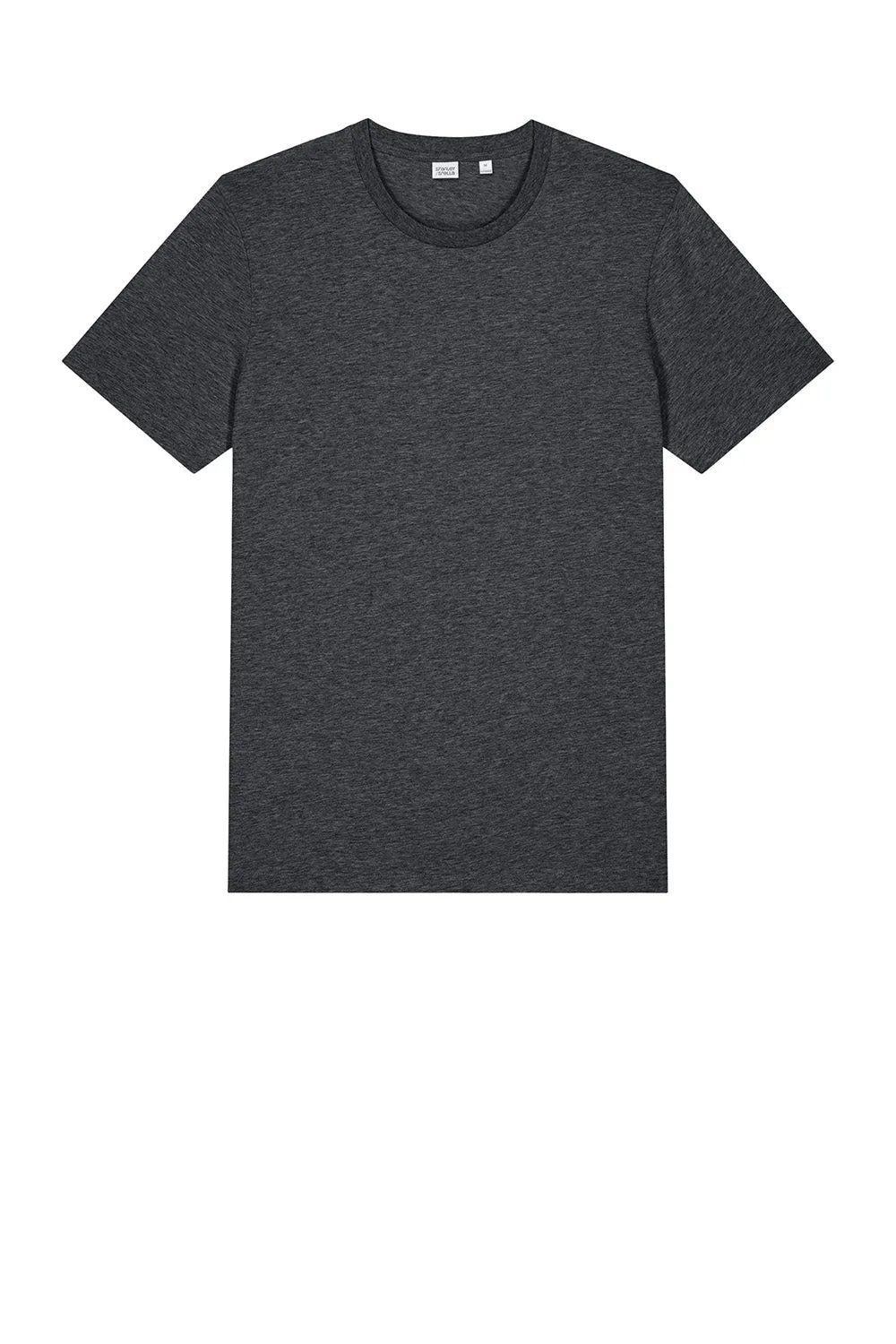 Stanley/Stella Mens Crafter Short Sleeve Crewneck T-Shirt - Heather Dark Grey Clothing Stanley-Stella