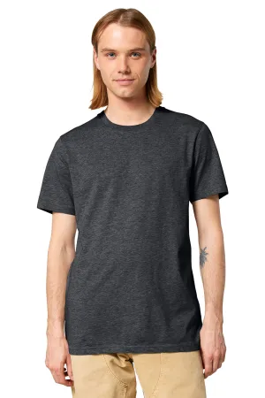 Stanley/Stella Mens Crafter Short Sleeve Crewneck T-Shirt - Heather Dark Grey Clothing Stanley-Stella