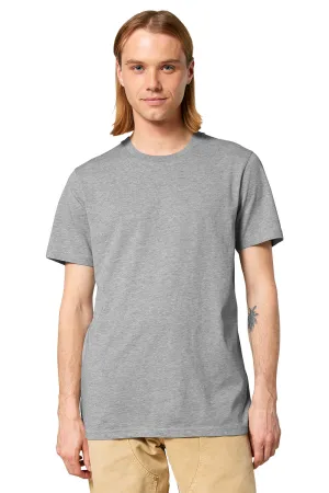 Stanley/Stella Mens Crafter Short Sleeve Crewneck T-Shirt - Heather Grey Clothing Stanley-Stella