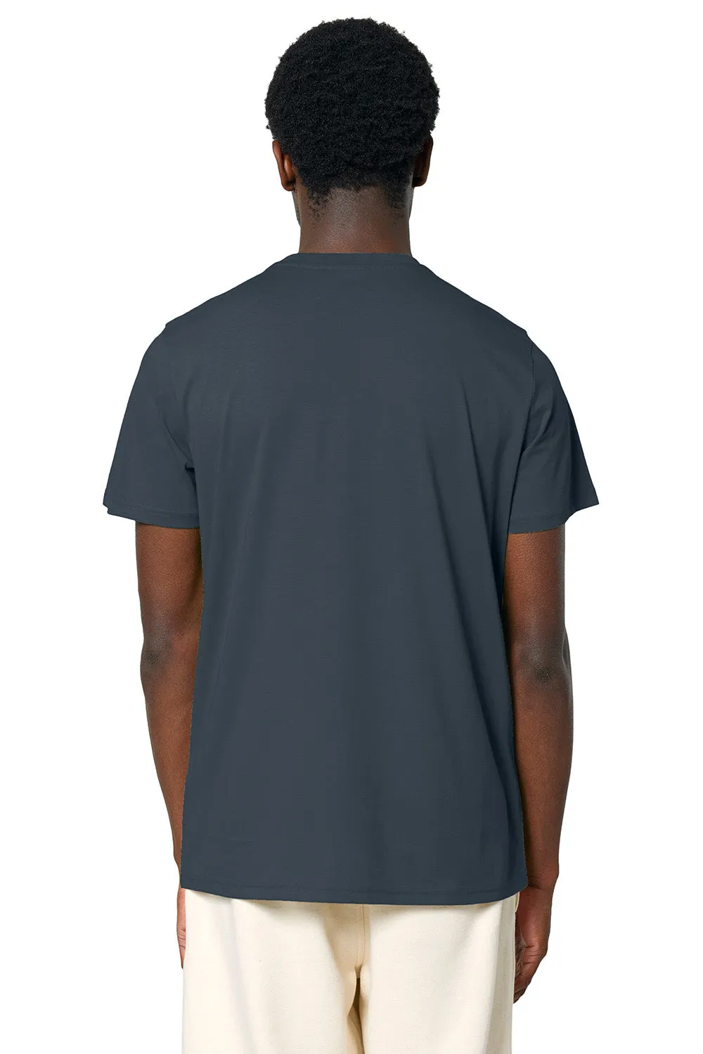 Stanley/Stella Mens Crafter Short Sleeve Crewneck T-Shirt - India Ink Grey Clothing Stanley-Stella