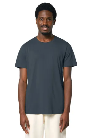 Stanley/Stella Mens Crafter Short Sleeve Crewneck T-Shirt - India Ink Grey Clothing Stanley-Stella
