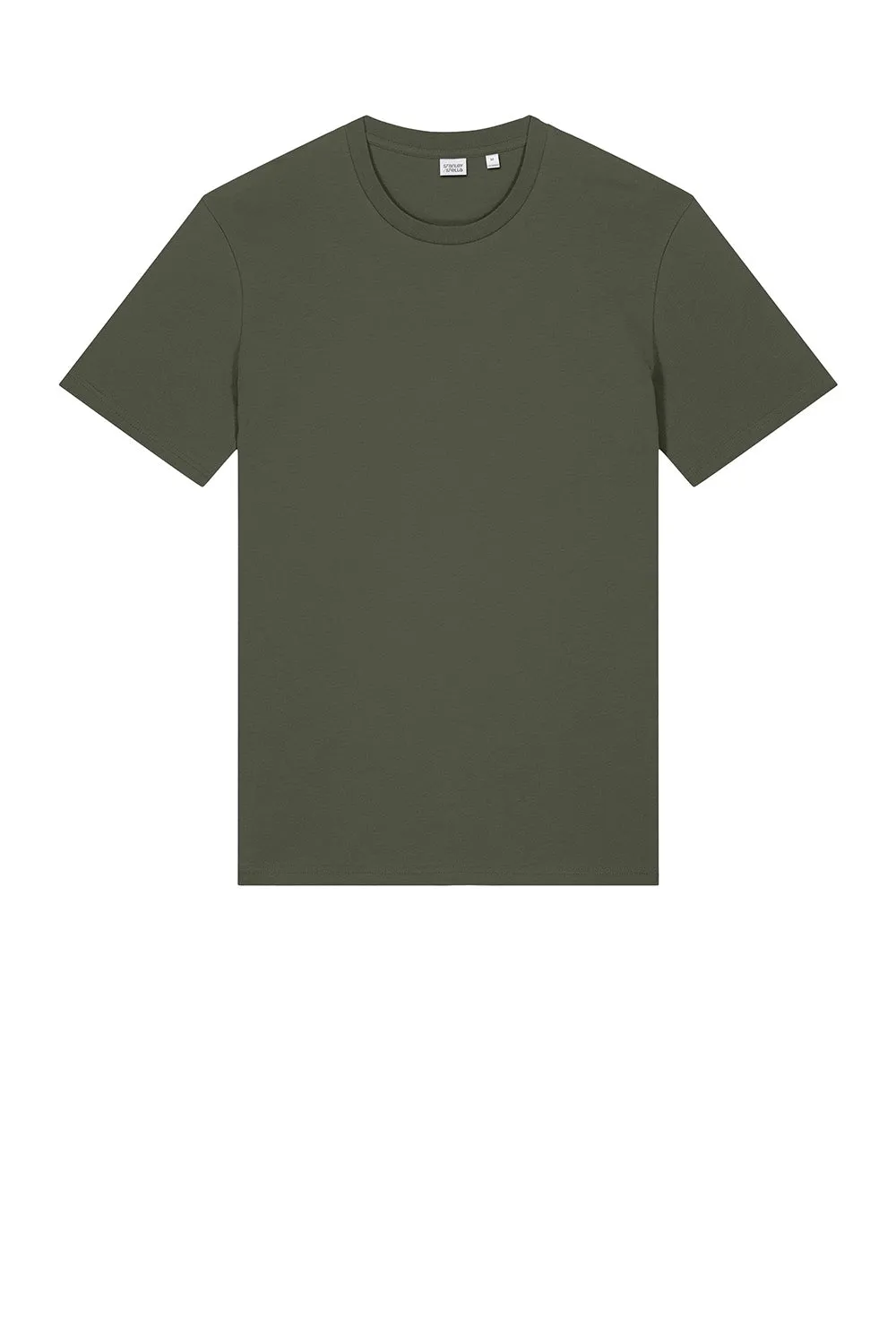 Stanley/Stella Mens Crafter Short Sleeve Crewneck T-Shirt - Khaki Green Clothing Stanley-Stella