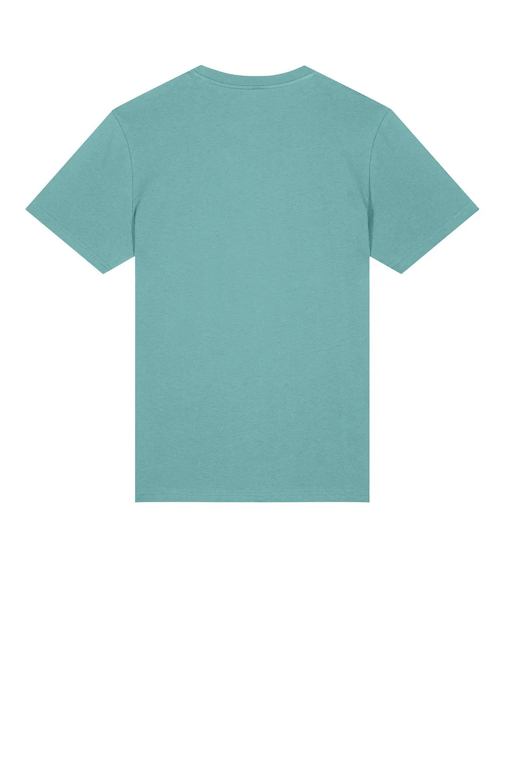 Stanley/Stella Mens Crafter Short Sleeve Crewneck T-Shirt - Monstera Teal Blue Clothing Stanley-Stella