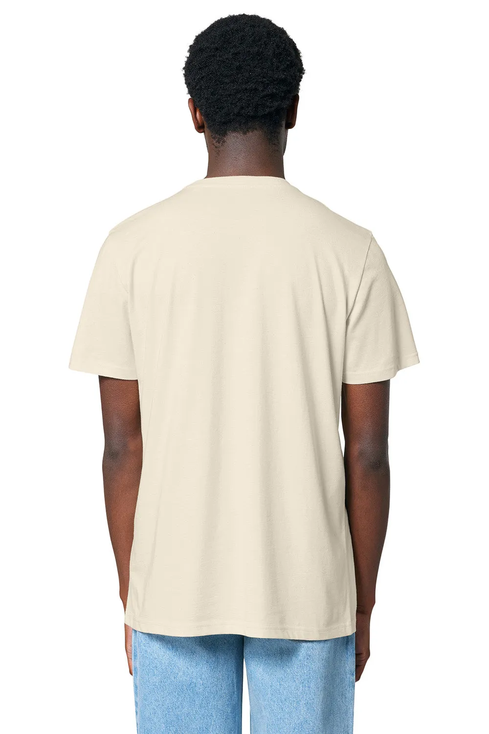 Stanley/Stella Mens Crafter Short Sleeve Crewneck T-Shirt - Natural Raw Clothing Stanley-Stella