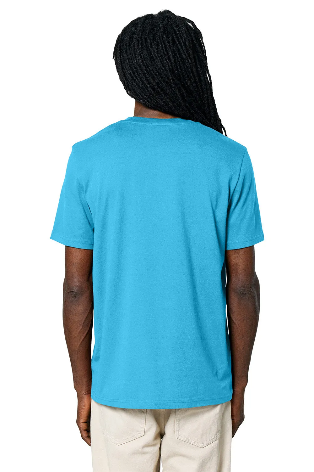 Stanley/Stella Mens Creator 2.0 Short Sleeve Crewneck T-Shirt - Aqua Blue Clothing Stanley-Stella