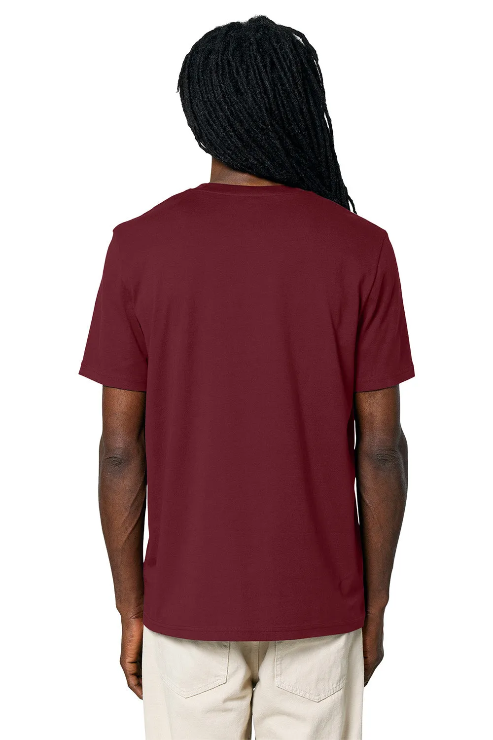 Stanley/Stella Mens Creator 2.0 Short Sleeve Crewneck T-Shirt - Burgundy Clothing Stanley-Stella