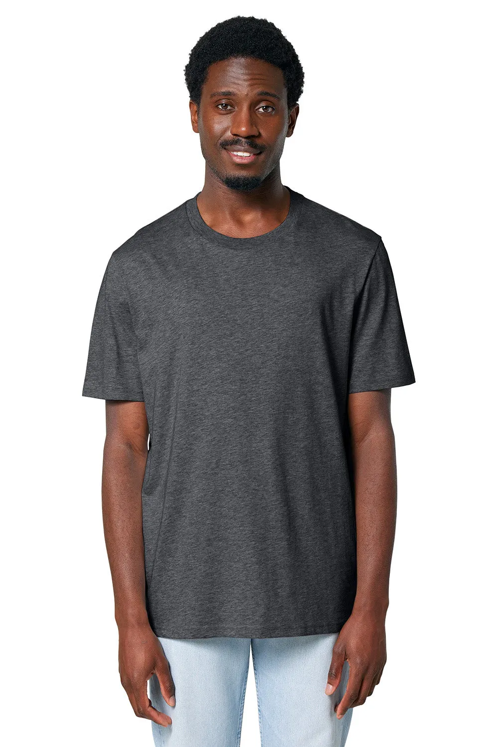 Stanley/Stella Mens Creator 2.0 Short Sleeve Crewneck T-Shirt - Heather Dark Grey Clothing Stanley-Stella