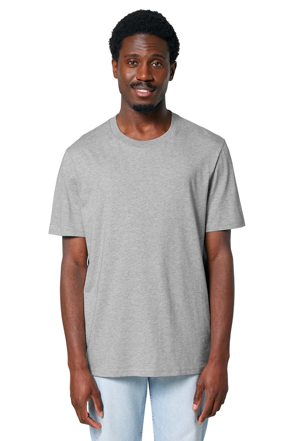Stanley/Stella Mens Creator 2.0 Short Sleeve Crewneck T-Shirt - Heather Grey Clothing Stanley-Stella