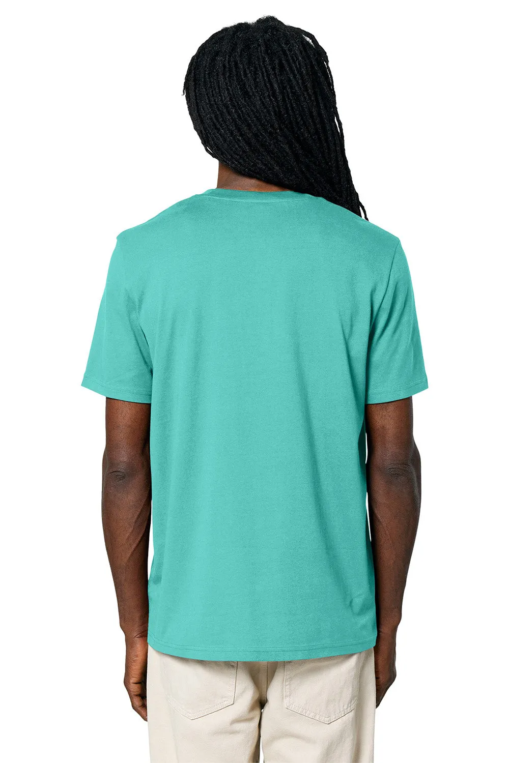 Stanley/Stella Mens Creator 2.0 Short Sleeve Crewneck T-Shirt - Pool Blue Clothing Stanley-Stella